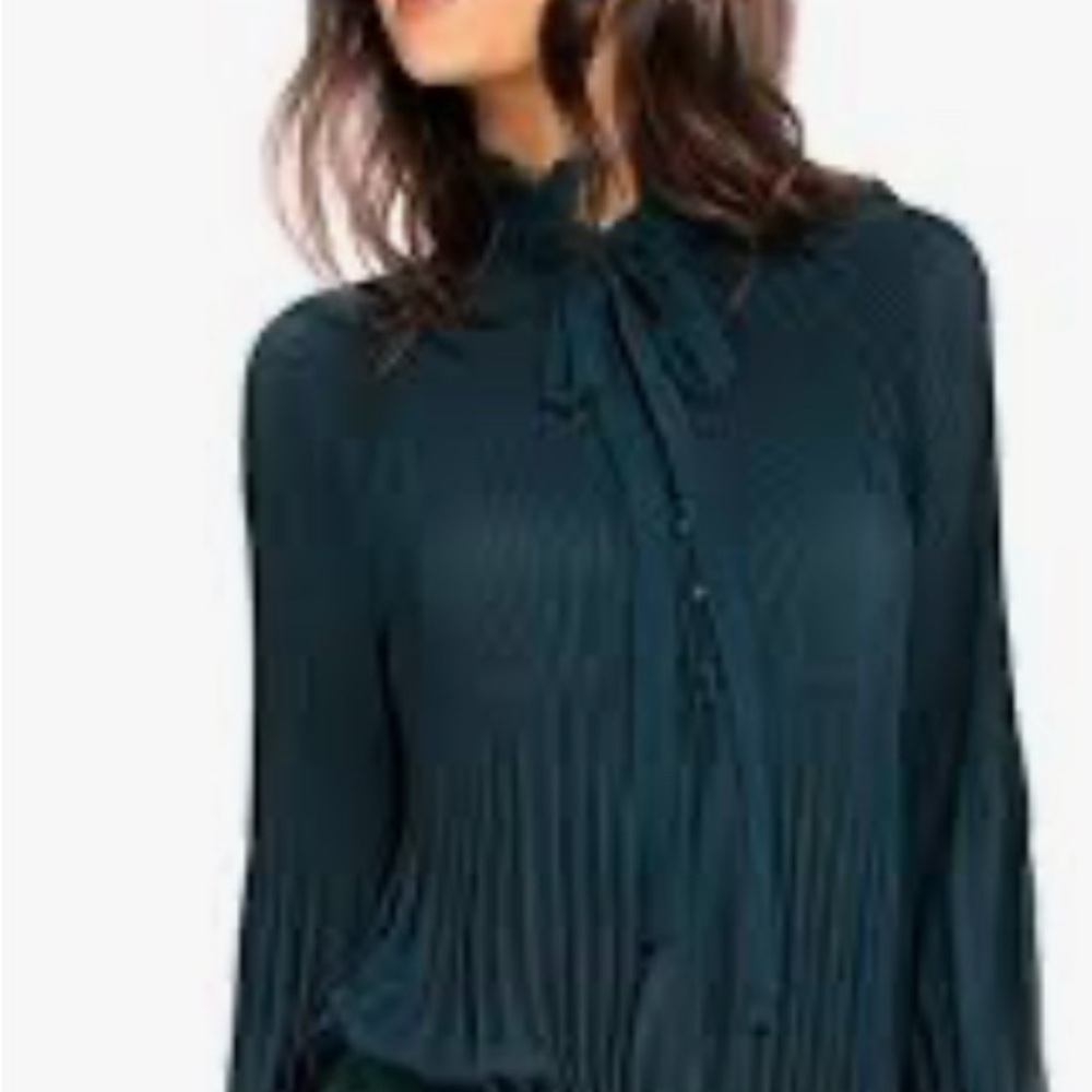 Source Unknown Dark Teal Blouse